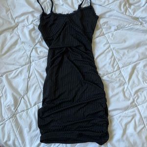 Mini black club dress